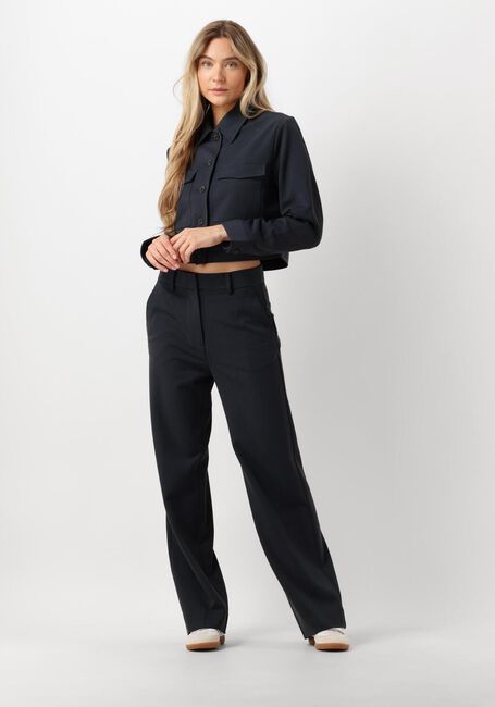 Donkerblauwe SECOND FEMALE Pantalon COSTA TROUSERS - large