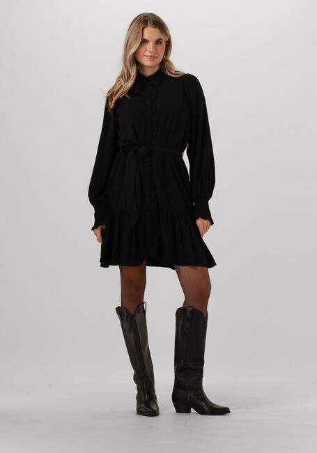 Zwarte Y.A.S. Mini jurk YASTILERA LS SHIRT DRESS - large