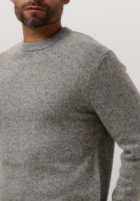 Grijze PROFUOMO Trui PULLOVER CREW NECK - large