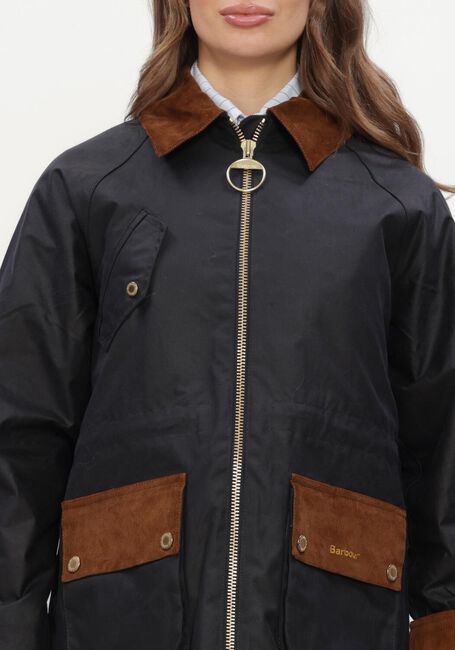 Blauwe BARBOUR Jack TREETON WAX JACKET - large