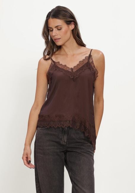 Bruine LUISA CERANO Top SATIN-LINGERIE-TOP - large