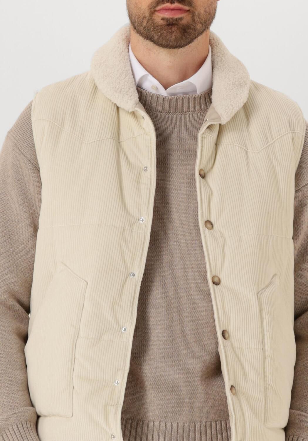 Ecru GRAN SASSO Bodywarmer 78143 52212 - large