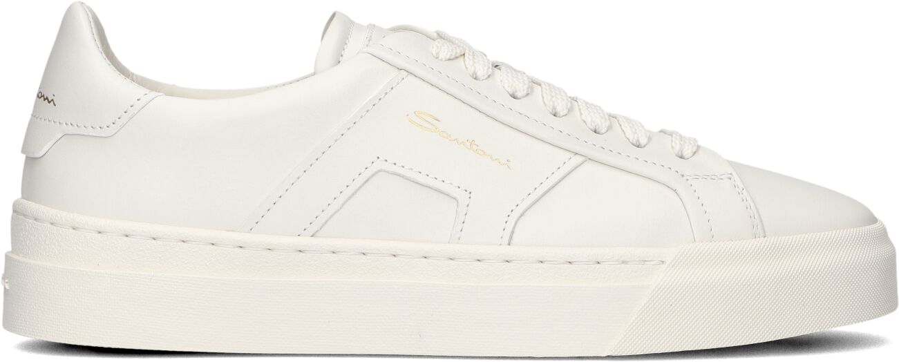 Santoni Lage Sneakers Dames 61070, Maat: 37, Materiaal: Leer, Kleur: Wit