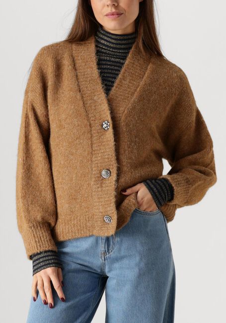 Bruine SUMMUM Vest FANCY BUTONS CARDIGAN COZY - large