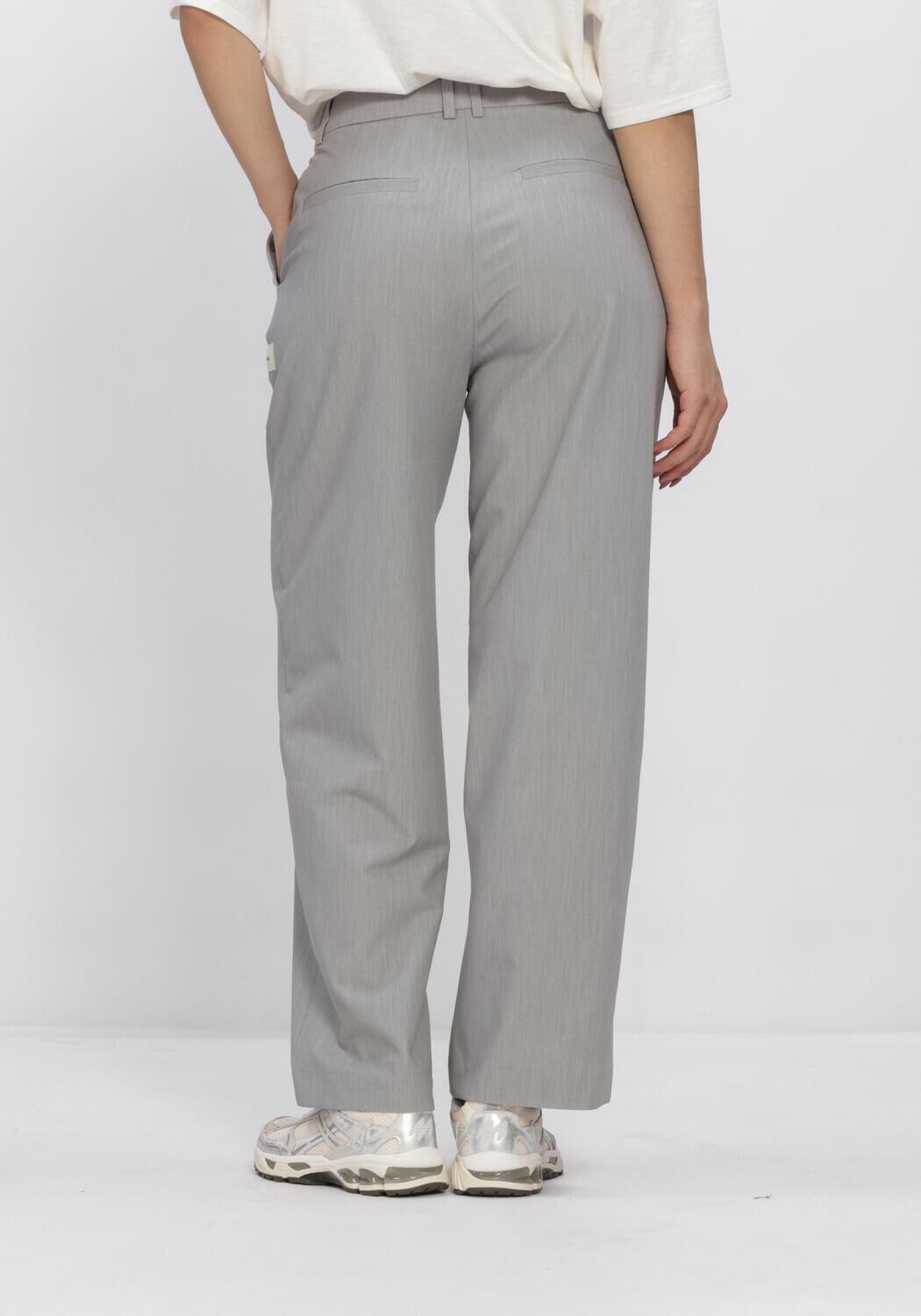 Lichtgrijze ALIX THE LABEL Broeken LADIES WOVEN CLEAN MIX - large