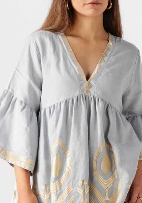 Grijze GREEK ARCHAIC KORI Mini jurk 231114 - large