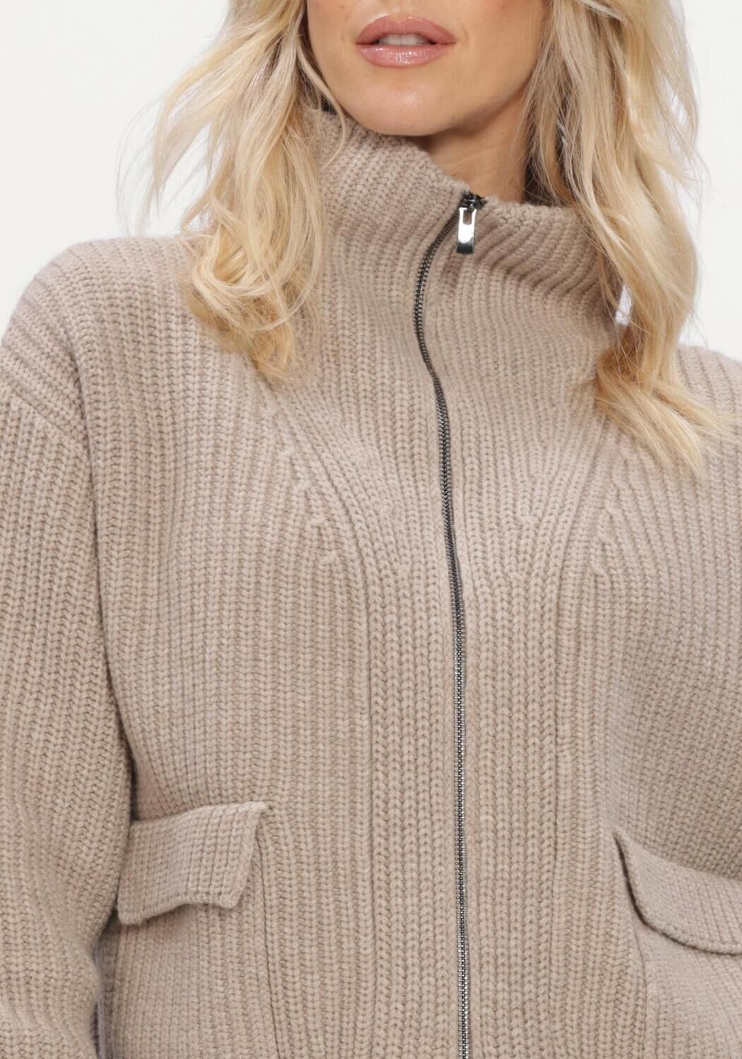 Beige FFC Vest ZIPPERJACKE GRETA - large