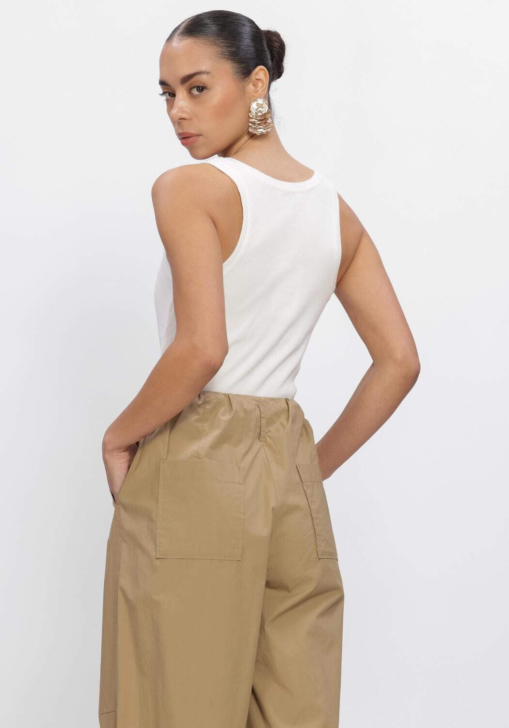 Witte ANINE BING Top ALESSIA TANK TOP - large