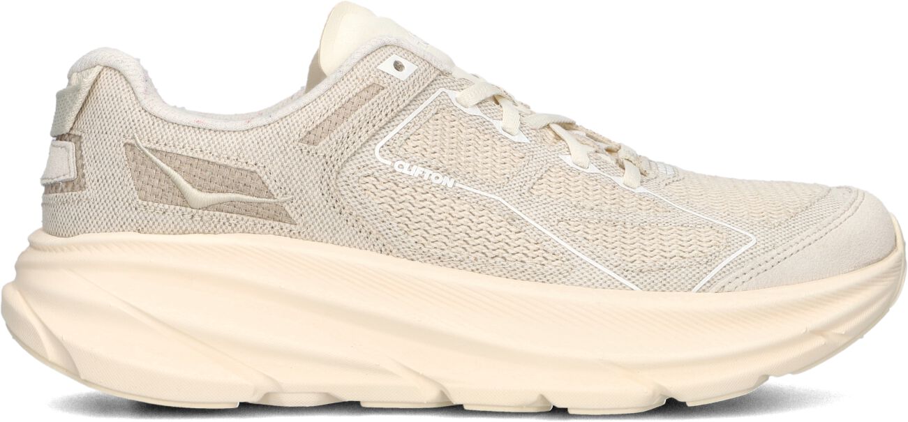 Hoka Lage Sneakers Dames Clifton One9, Maat: 40 2/3, Materiaal: Textiel, Kleur: Ecru afbeelding 1