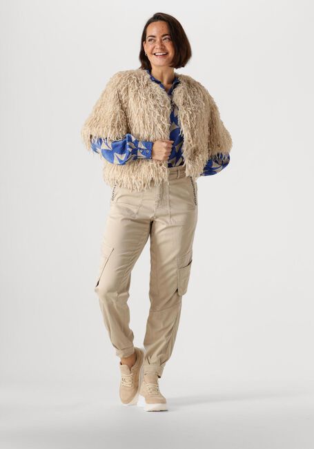 Blauwe SUMMUM Blouses BLOUSE TWO TONE PRINT - large