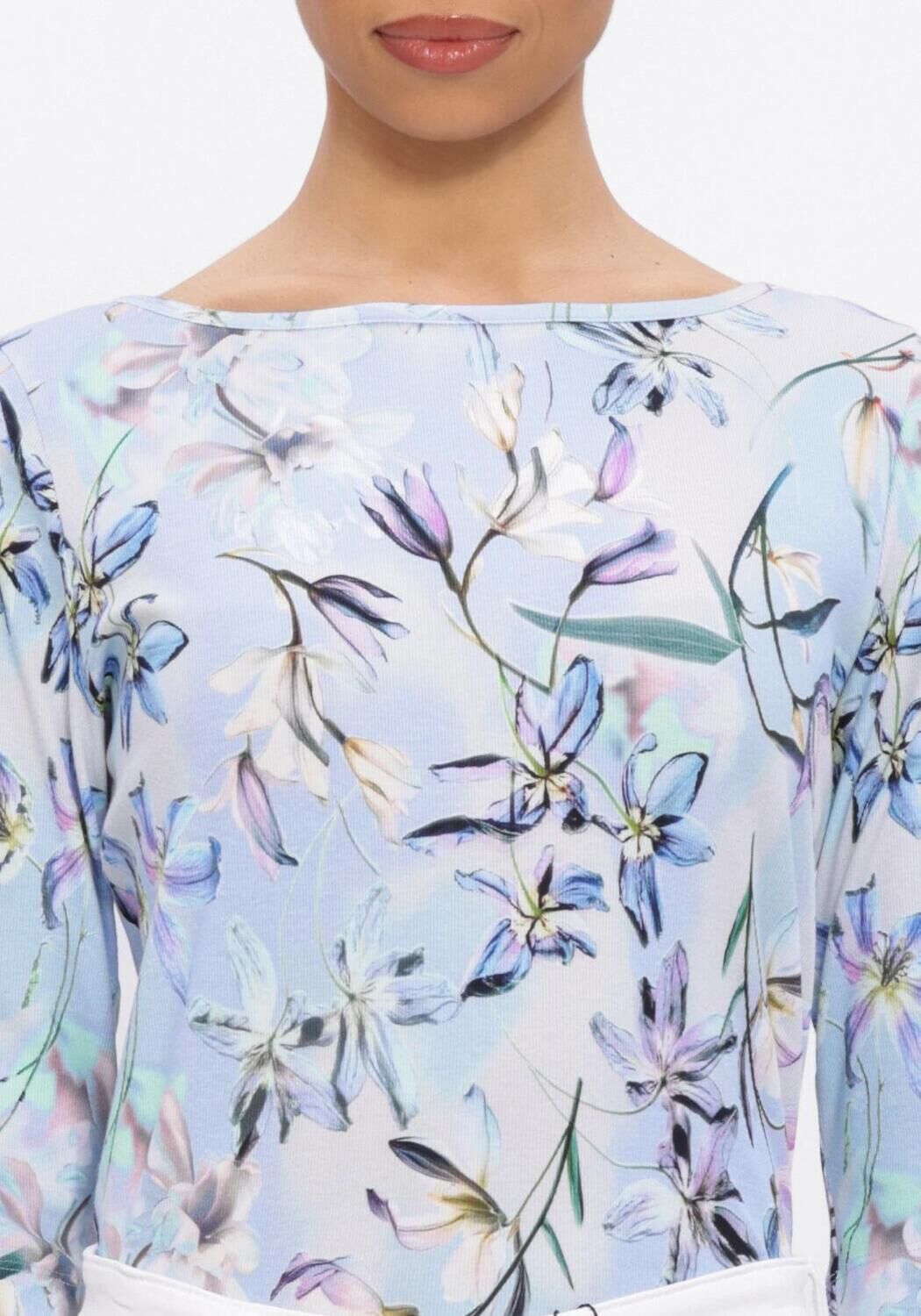 Blauwe MARC CAIN COLLECTION Tops & T-shirts AC 48.56 J39 - large