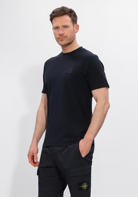Donkerblauwe STONE ISLAND T-shirt SS T-SHIRT S0F11 - large