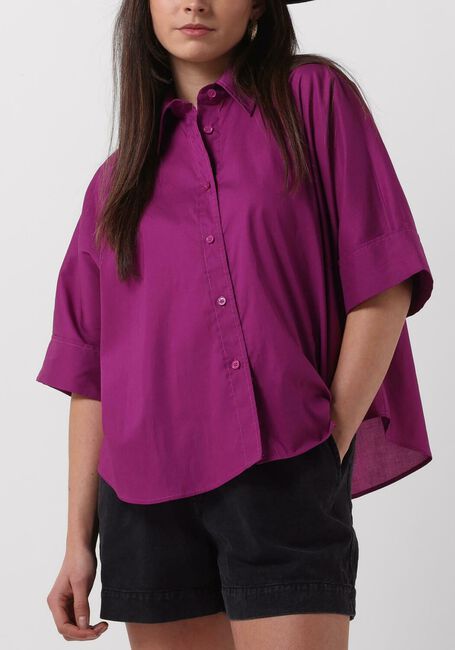 Paarse VANESSA BRUNO Blouses BOBBY CHEMISE MC - large