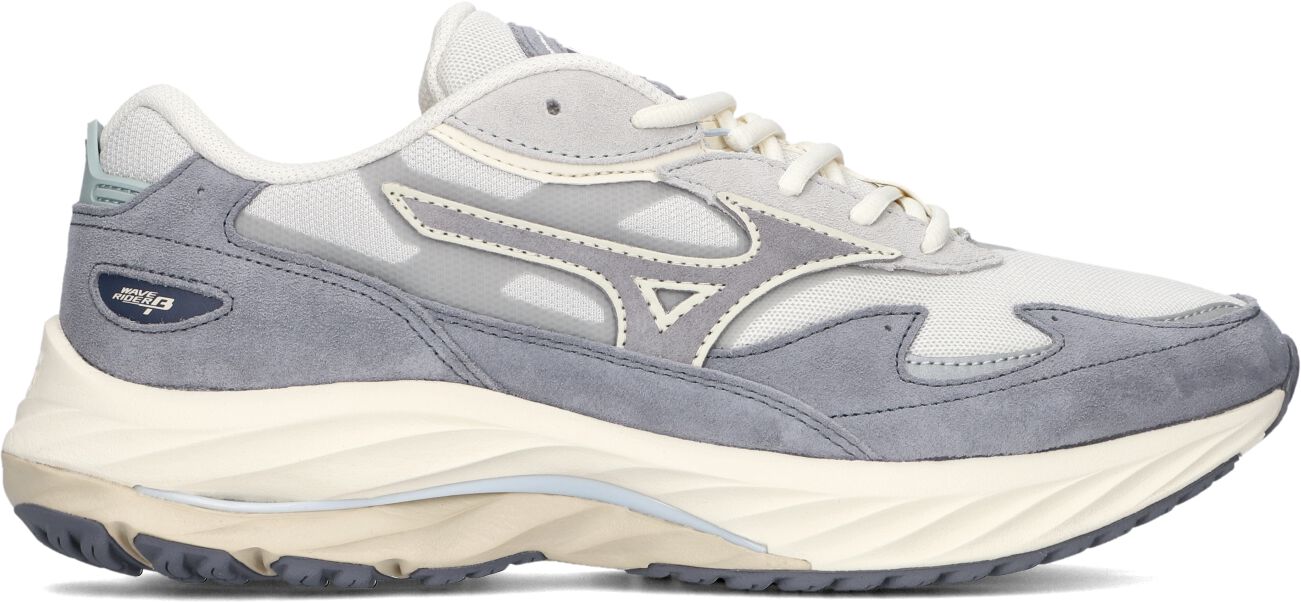 Mizuno Lage Sneakers Heren Wave Rider Beta, Maat: 44, Materiaal: Suède, Kleur: Blauw