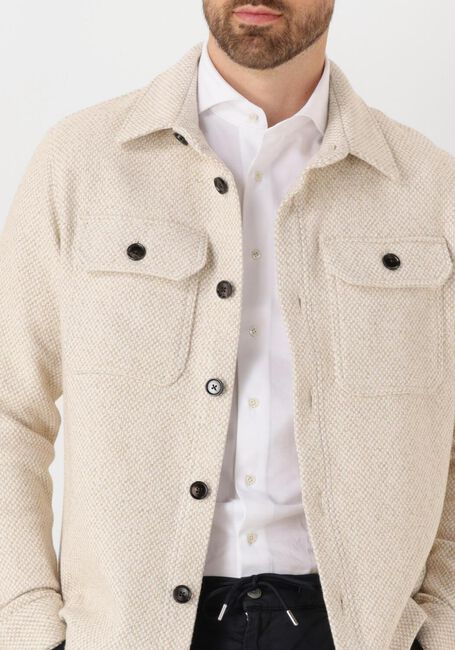 Beige PROFUOMO Overshirt OVERSHIRT TEXTURE - large