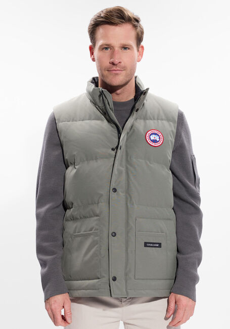 Khaki CANADA GOOSE Bodywarmer FREESTYLE CREW VEST 2054M - large
