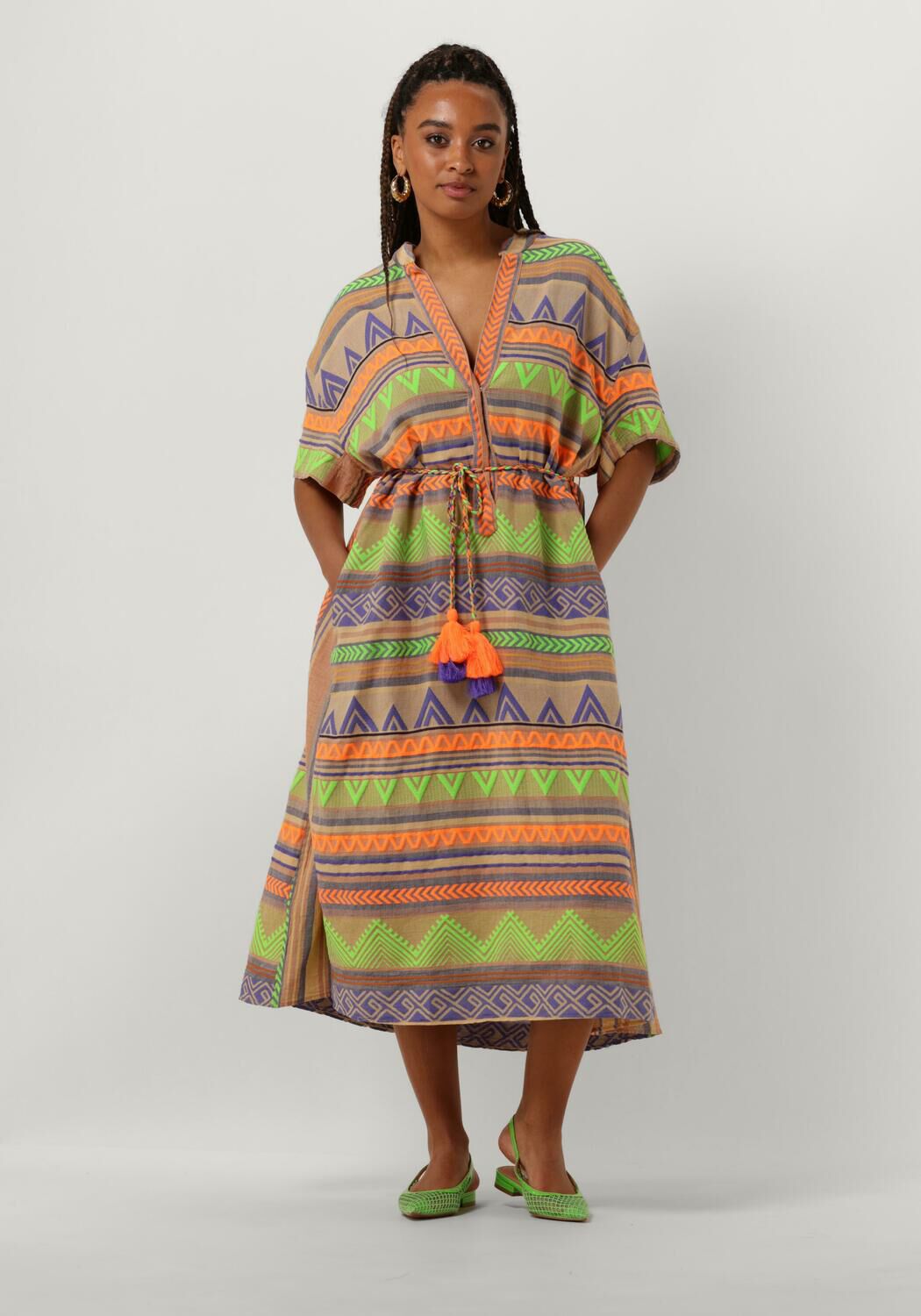 Devotion Midi Jurk Dames Veloudenia, Maat: M