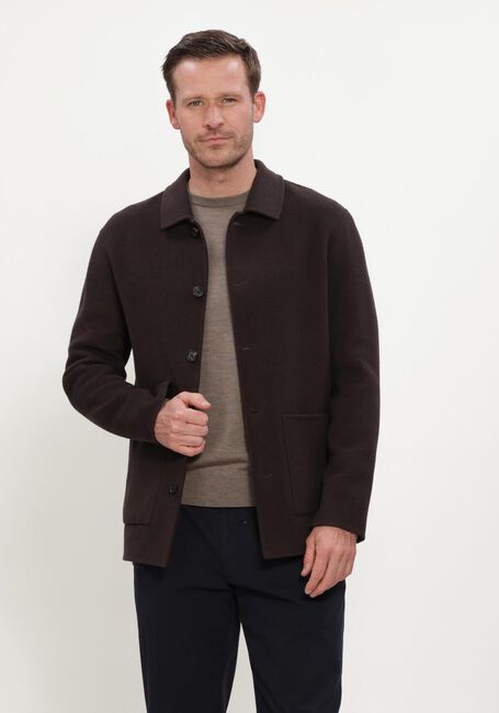 Bruine PROFUOMO Overshirt OVERSHIRT WO BASIC - large