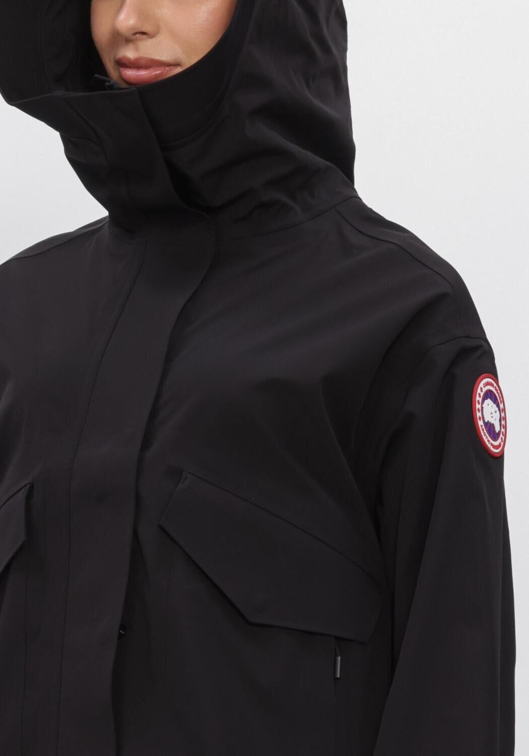 Zwarte CANADA GOOSE Regenjas TOFINO RAIN JACKET - large