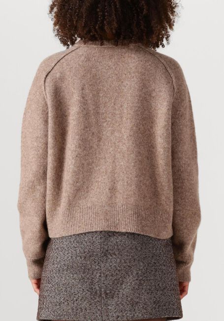 Bruine SECOND FEMALE Vest BANJA KNIT RAGLAN CARDIGAN - large