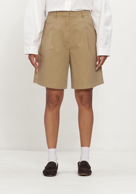 Zand OLAF HUSSEIN Korte broek HERRINGBONE TAILORED SHORTS - large