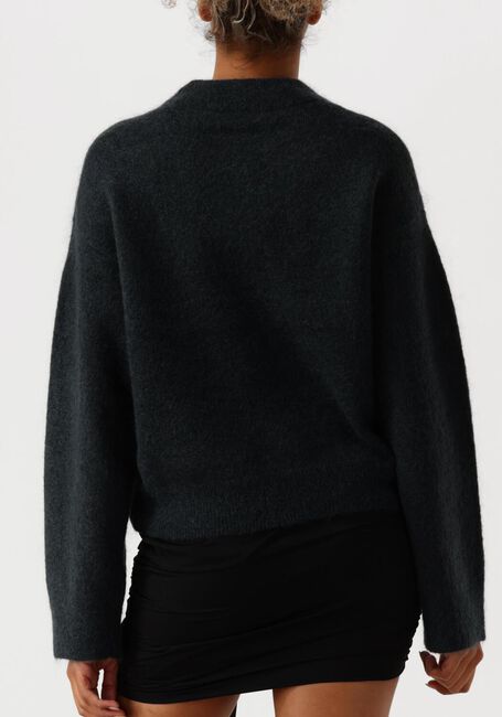 Grijze SECOND FEMALE Trui BROOK KNIT DROP SHOULDER O-NECK - large