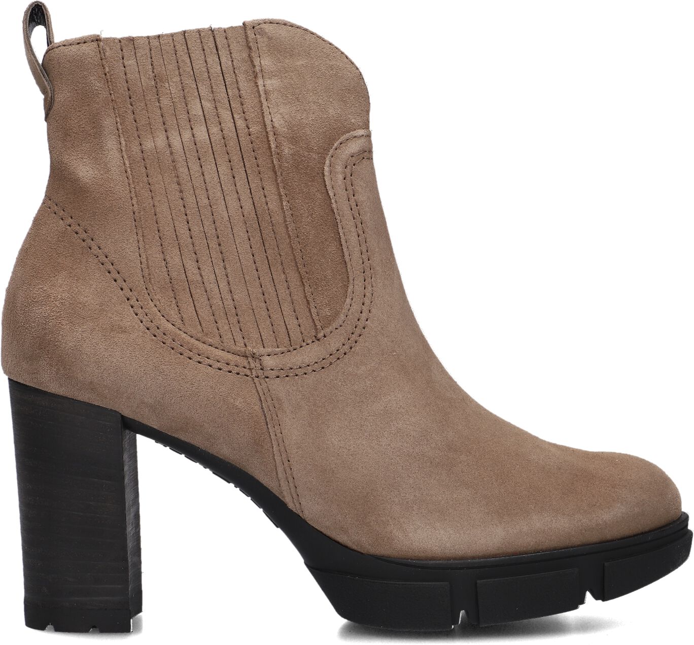 Paul Green Enkellaarsjes
Dames 9033, Maat: 39, Materiaal: Suède, Kleur: Beige