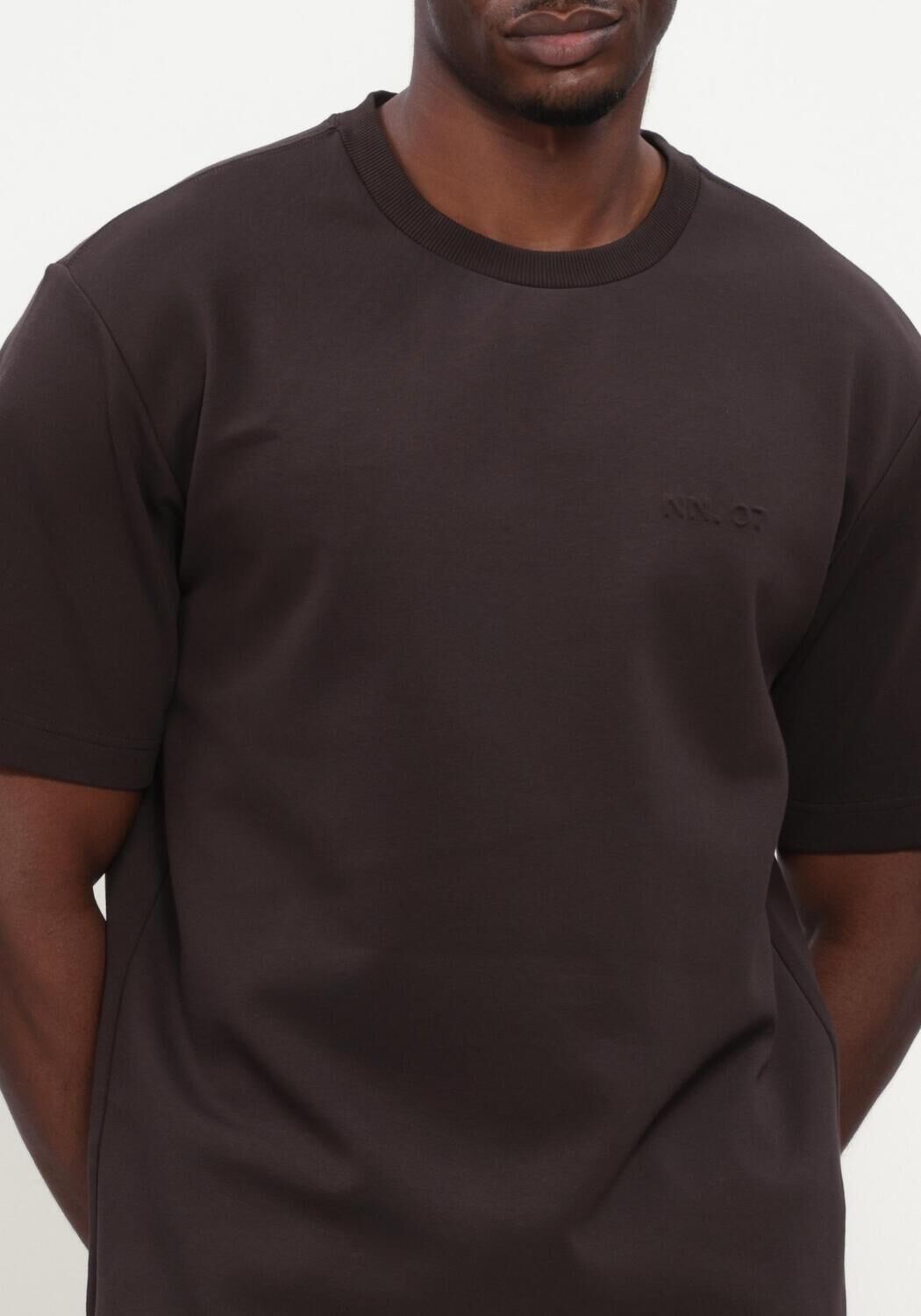 Bruine NN.07 T-shirt NAT SS LOGO TEE 3457 - large