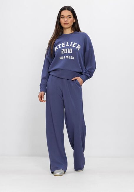 Blauwe MOS MOSH Wijde broek MMNIMA SWEATPANT - large