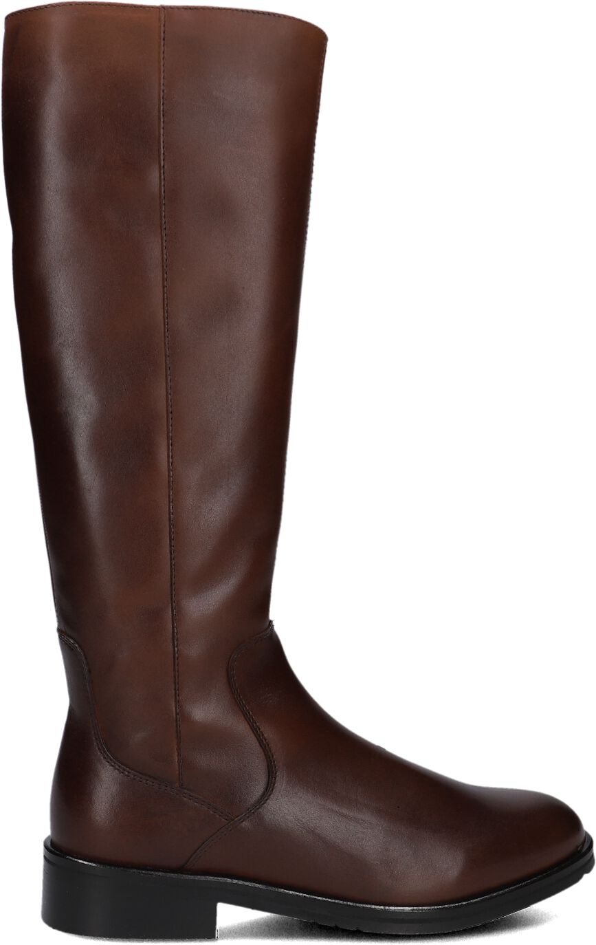 Everybody Hoge Laarzen Dames Keona, Maat: 43, Materiaal: Leer, Kleur: Cognac