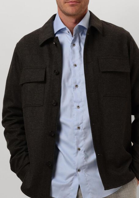 Bruine PROFUOMO Overshirt OVERSHIRT KNITTED - large