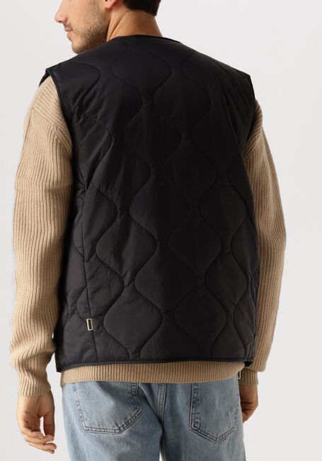 Zwarte WOODBIRD Bodywarmer WBTRAIS QUILT VEST - large