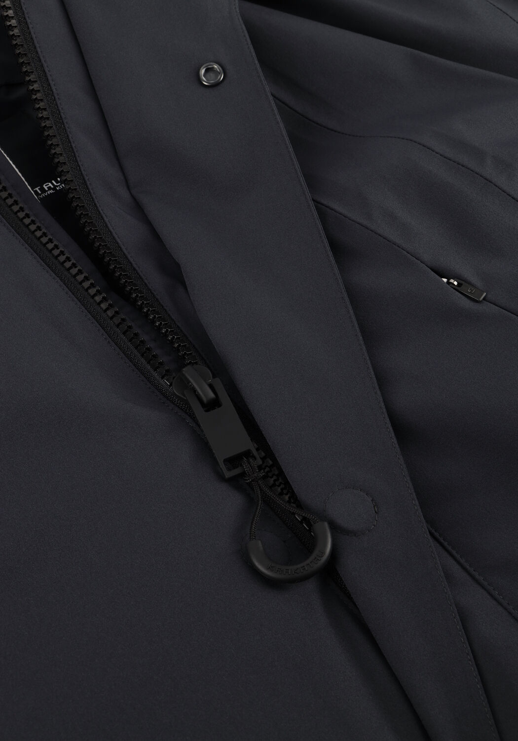 Donkergrijze KRAKATAU Winterjassen 125200006 - large