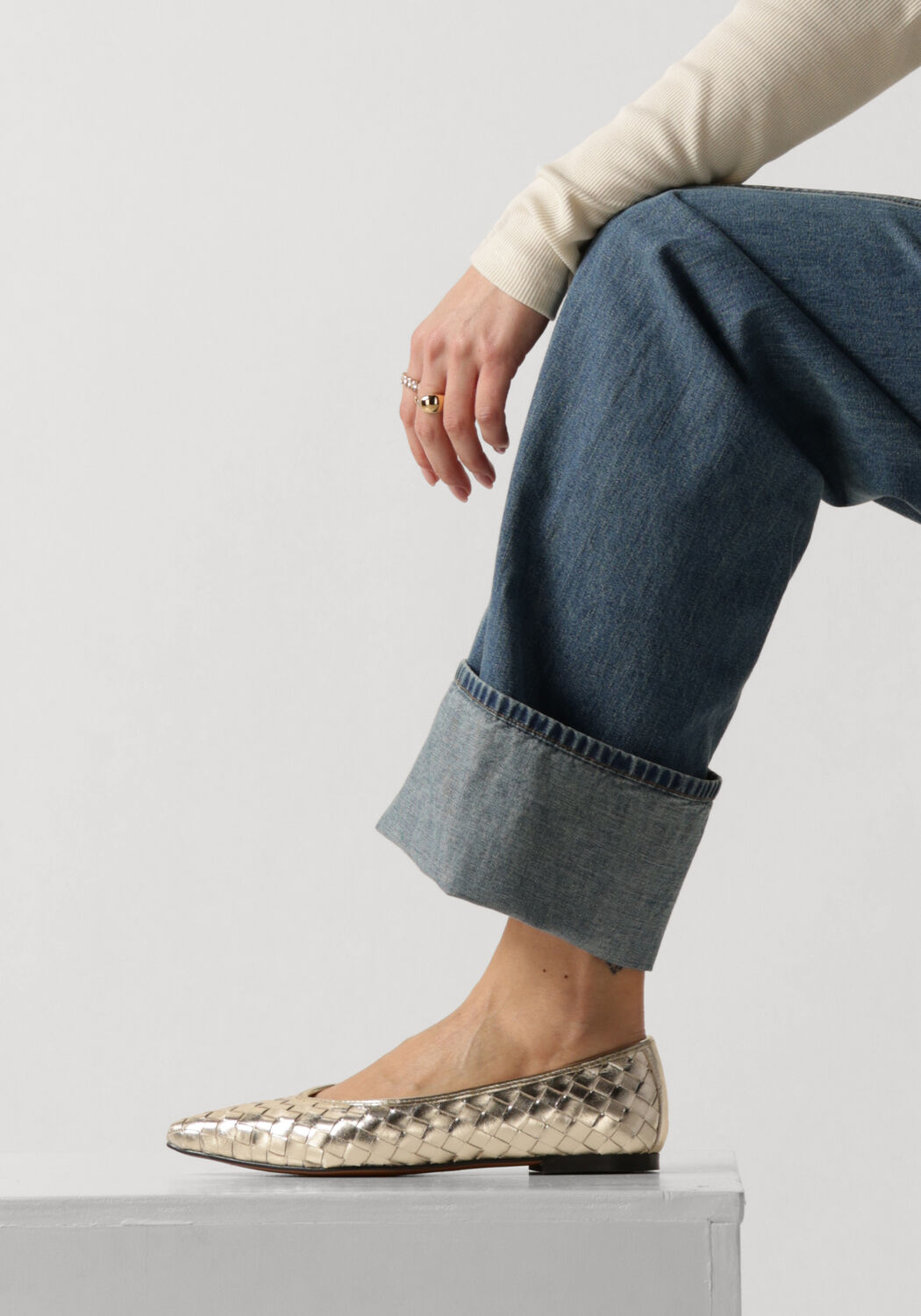 Gouden TORAL Ballerina's MAGDA - large