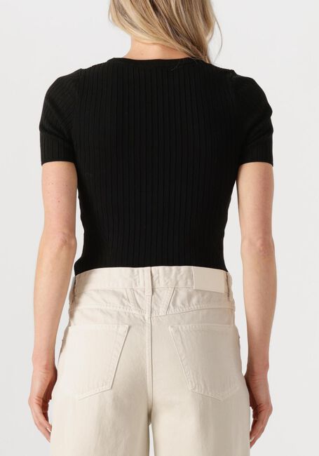 Zwarte HERSKIND T-shirt JENNY KNIT BLOUSE - large