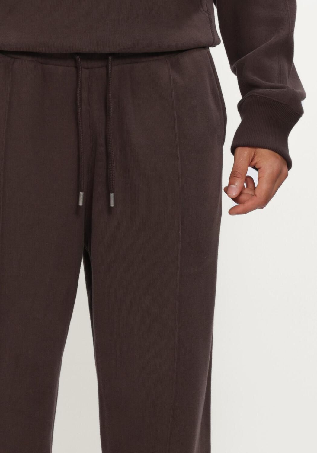 Bruine OLAF HUSSEIN Wijde broek SIGNATURE SWEATPANT - large