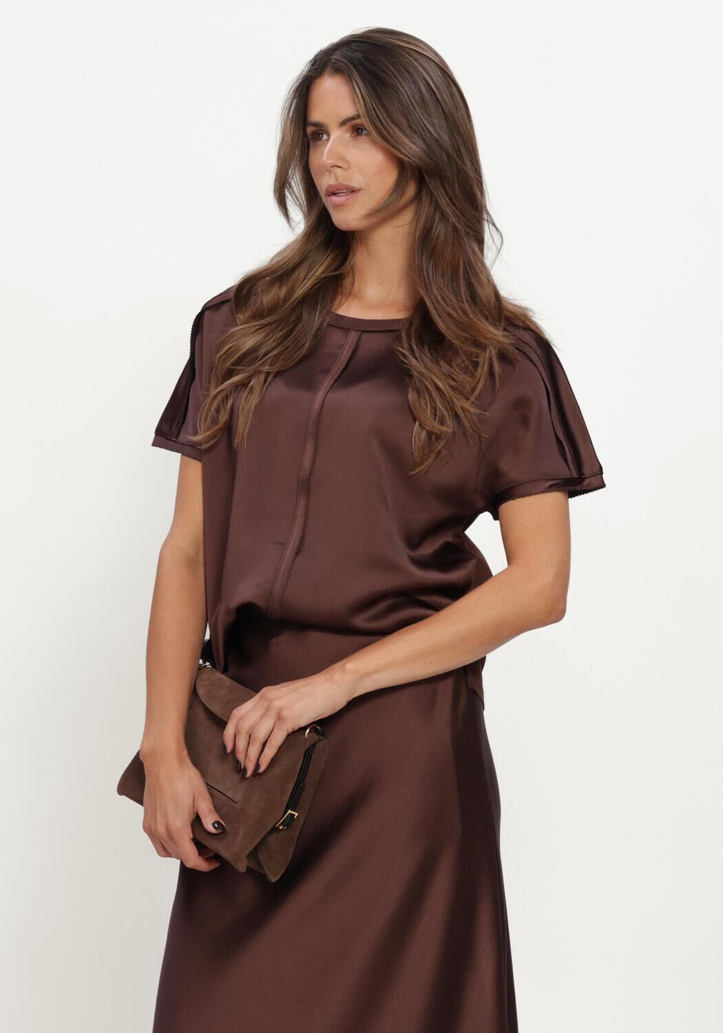 Bruine LUISA CERANO Top T-SHIRT - large