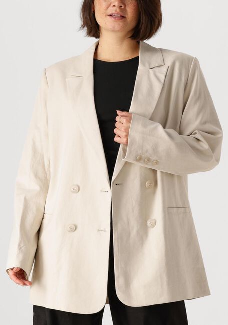 Gebroken wit GESTUZ Blazer ELARAHGZ LINEN BLAZER - large