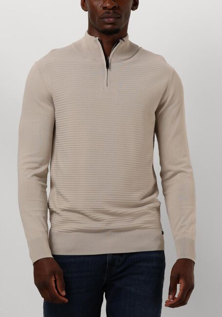 Beige GENTI Trui K1146-3260 - large