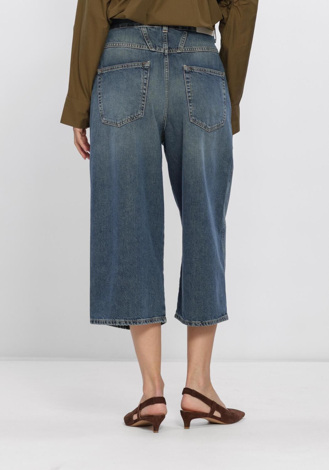 Blauwe CLOSED Korte broek BAGGY SHORTS - large