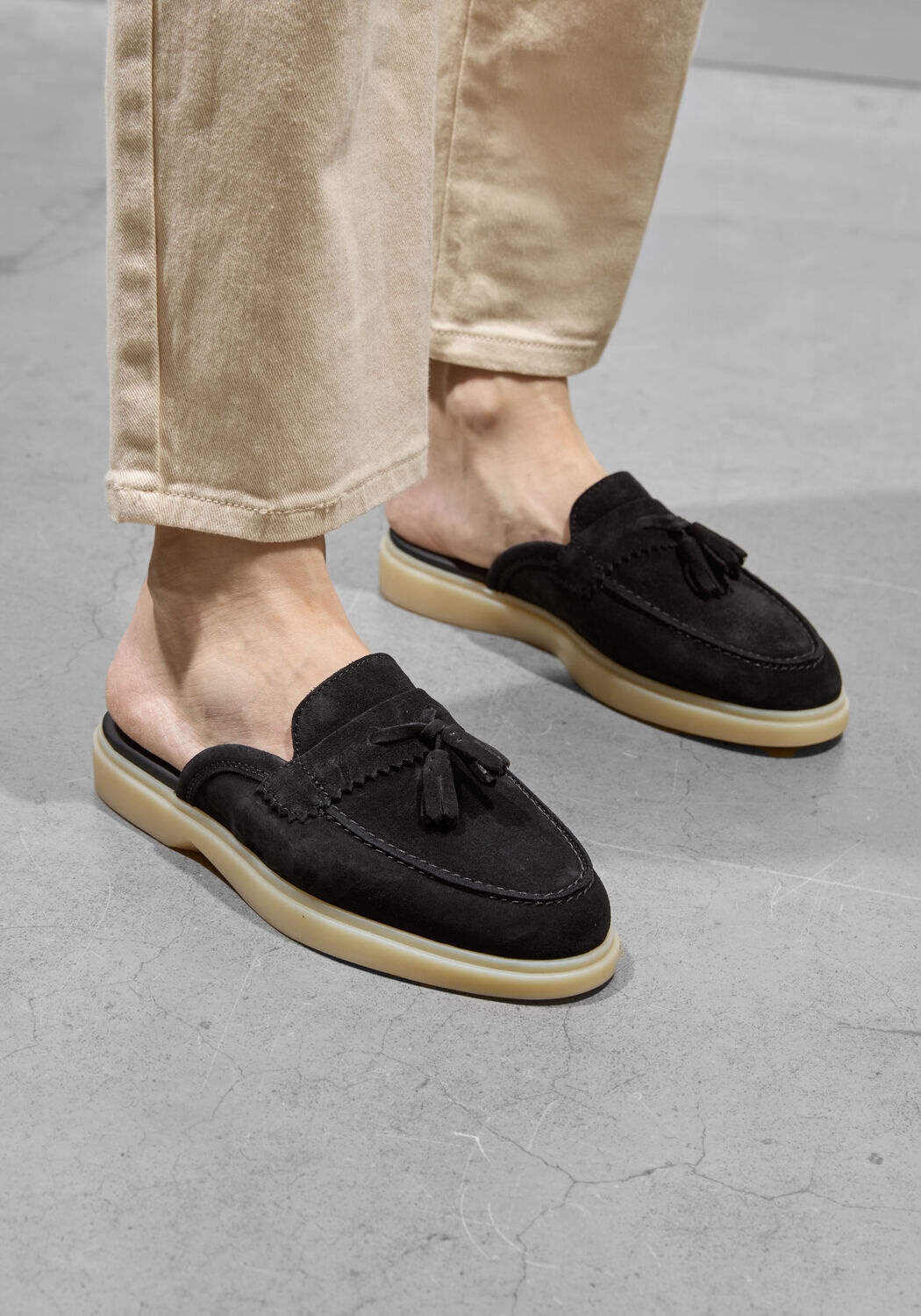 Zwarte Mason Garments Loafers AMALFI MULE - medium