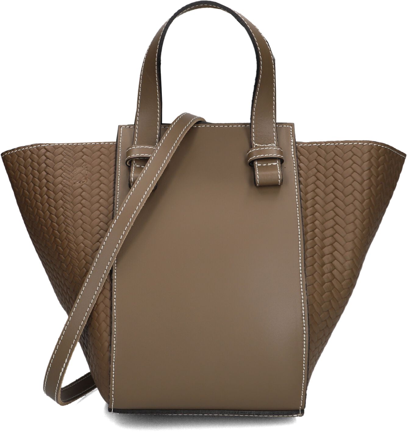 Viamailbag Viamailbag Handtas Dames Lily Braid, Materiaal: Leatherlook, Kleur: Olijf
