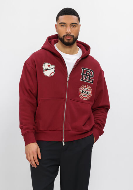 Donkerblauwe PAL Sporting Goods Sweater HIT AND RUN FULL ZIP HOODY - large