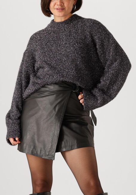 Grijze SECOND FEMALE Trui LAMILLA KNIT O-NECK - large