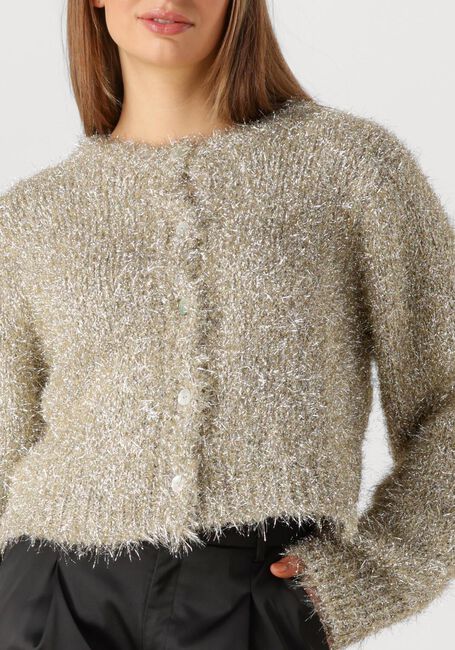 Gouden KNIT-TED Vest LYNN CARDIGAN - large