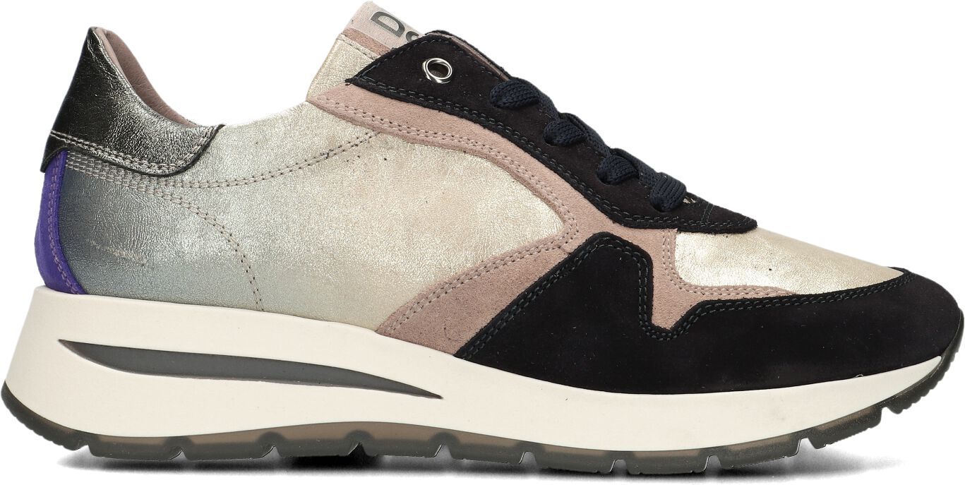 DL Sport Lage Sneakers Dames 6338, Maat: 37, Materiaal: Suède, Kleur: Blauw