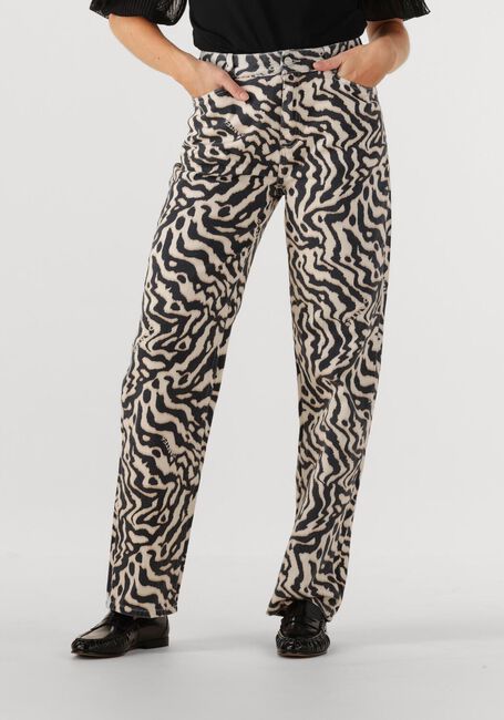 Creme DANTE6 Straight leg jeans SPOTTED ANIMALISTIC JEANS - large
