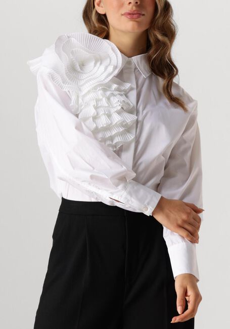 Witte COPENHAGEN MUSE Blouses CMMPLEAT-FRILL-SHIRT - large