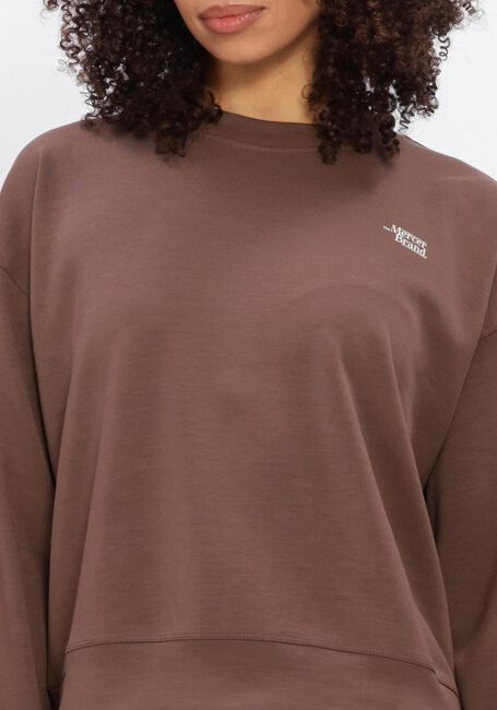 Bruine MERCER AMSTERDAM Sweater THE MERCER SCUBA CREWNECK W - large