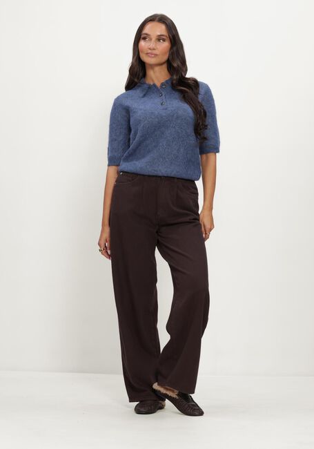 Blauwe KNIT-TED Tops & T-shirts SHERMAN TOP - large